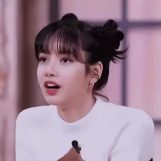 🖤 bf65b8b3 Lisa Лиса, K-pop, певица, знаменитость, женщина telegram sticker