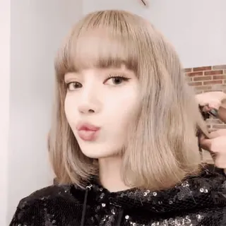 🖤 f8f3ce50 Lisa K-поп, Blackpink, певец, айдол, волосы telegram sticker