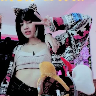 🍒 42880f98 Lisa kpop, blackpink, lisa, idola, selfie telegram sticker