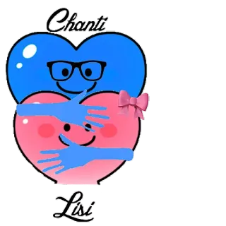 🤗 dc8c63fb Chanti
Lisi 爱心, 卡通, 爱, 情侣, 关系, 可爱, 眼镜, 蝴蝶结 telegram sticker