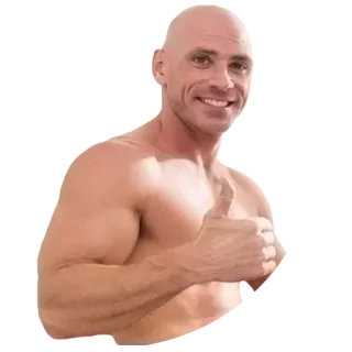 👍 85de6417 Johnny Sins người đàn ông, người lớn, giơ ngón tay cái, diễn viên telegram sticker
