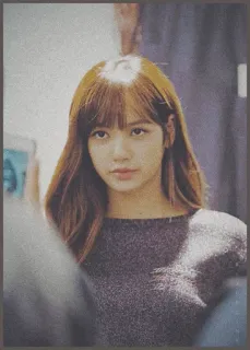 💧 0268ed35 Lisa Lisa, Célébrité, K-pop, Chanteuse, Femme, Portrait telegram sticker