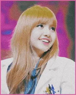 🌸 ba1a36ed Lisa Lisa, K-pop, docteur, portrait, célébrité telegram sticker