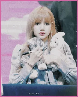 💧 de375fa9 Lisa Seventeen K-pop, chanteur, mignon, idole telegram sticker