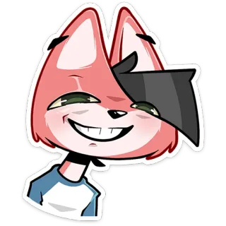 😁 3edbd49e キツネ, 漫画, 動物, キャラクター, ステッカー telegram sticker