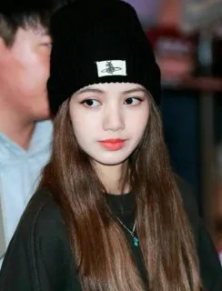 🌼 50b191a4 Lisa kpop, lisa, blackpink, femme, célébrité, bonnet telegram sticker