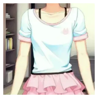 🥰 42ba486d 动漫, 漫画, 女学生, 可爱, 卡哇伊, 裙子, 卧室 telegram sticker