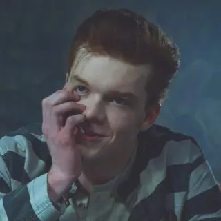 🃏 51197083 Jerome Valeska Gotham gotham, jerome valeska, prisioneiro, dc comics, vilão whatsapp sticker