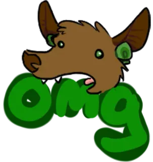 😮 e7464887 omg murciélago, OMG, dibujo animado, impactado, sorpresa, animal telegram sticker