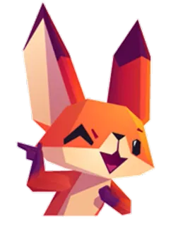 😜 1f72a5cd 여우, 동물, 만화, 귀여운, 일러스트, 캐릭터, 주황색 telegram sticker