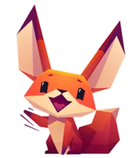 Little Cute Fox telegram stickers