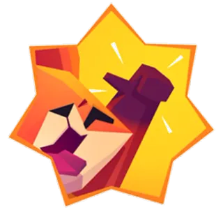 👍 b690286c 가운데 손가락, 제스처, 불쾌한, 별, 만화 telegram sticker