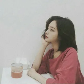 🥂 5a8b7e92 wanita, gadis, rambut pendek, kasual, potret whatsapp sticker