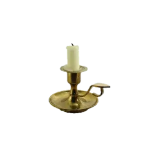 🕯 188326e0 lilin, kaki lilin, kuningan, tempat lilin, pencahayaan, dekorasi, vintage whatsapp sticker