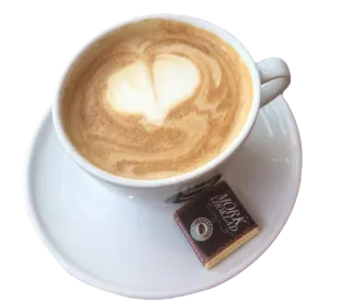 🌟 45cb3aa0 MORK CHOKLAD kopi, latte, cokelat, minuman, makanan, hidangan penutup whatsapp sticker