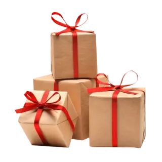 🎁 52b54fd8 hadiah, kado, dibungkus, pita, liburan, perayaan whatsapp sticker