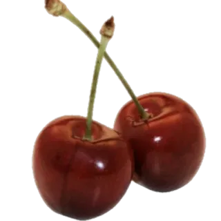 🍒 94d0d1b8 ceri, buah, merah, segar, manis, makanan whatsapp sticker