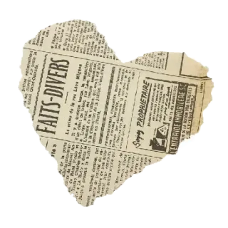 💝 d16586a1 FAITS-DIVERS koran, kertas koran, perancis, kertas, vintage whatsapp sticker