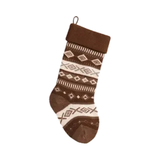 🧦 f8083853 kaus kaki natal, rajutan, cokelat, liburan, dekorasi whatsapp sticker