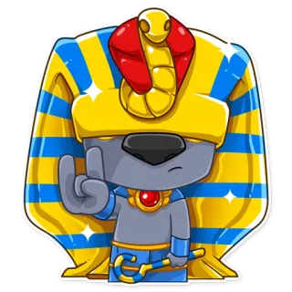 Anpu the Archaeologist whatsapp stickers