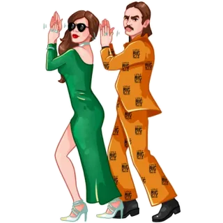 💃 592590bd LITTLE BIG Musique, Groupe, Pop, Dance, Rave, Little Big, Russie telegram sticker