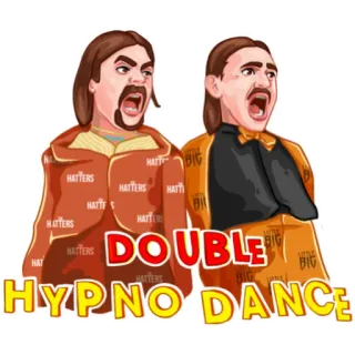 😧 92a28438 HATTERS
DOUBLE
HYPNO DANCE Dessin animé, Hommes, Danse, Chapeliers, Danse hypnotique, Drôle telegram sticker