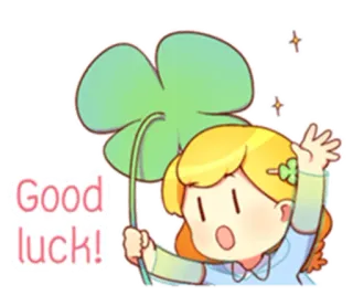 Little clover_Eng telegram stickers