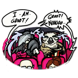 Little Crow Vol.2 (by Nat Guix) telegram stickers