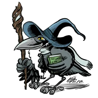 Little Crow Vol.2 (by Nat Guix) telegram stickers