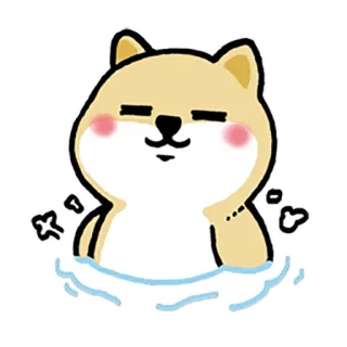 ☺️ 21271d88 собака, милый, мультфильм, каваий, сиба-ину whatsapp sticker