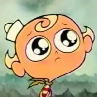 😕 a1054e60 kartun, karakter, imut, pelaut, manis, polos, animasi whatsapp sticker