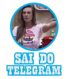 👉 841704d2 SAI DO TELEGRAM donna, telegramma, lasciare, digitale, social media telegram sticker
