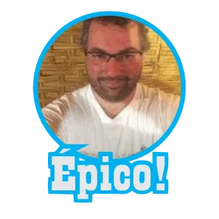 ✨ dbc35139 Epico! epico, uomo, adesivo, italiano, figo telegram sticker