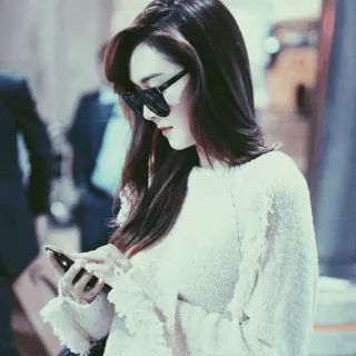 🗽 44c12e5e Frau, Sonnenbrille, Mode, Porträt, Stil, Person, Promi whatsapp sticker