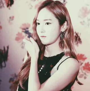 🗽 82fc68f4 Frau, Porträt, Blumen, Mädchen, Mode, Schönheit, Haare whatsapp sticker