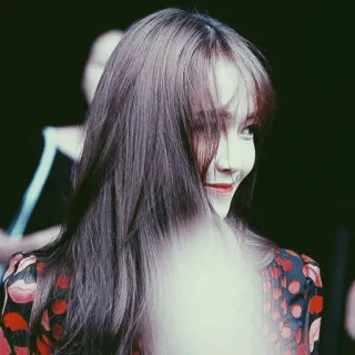 🖲 af06630f Frau, Haare, Porträt, Gesicht, Person, Lächeln whatsapp sticker