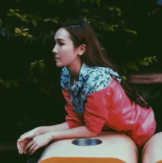 🗽 d16aa1cd Frau, Person, Porträt, Casual, Jacke whatsapp sticker