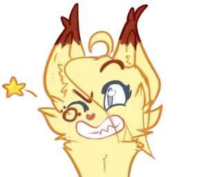 😉 3d267c51 猫, 卡通, 生气, 情绪, 搞笑, 动画 telegram sticker