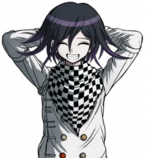 😁 0ce49485 Kokichi Oma Danganronpa V3: Killing Harmony อนิเมะ, ตัวละคร, ยิ้ม, ดันกันรอนปะ, โคคิจิ, โอมะ whatsapp sticker