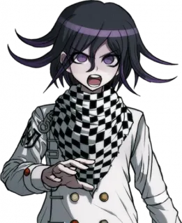 😠 26c3a82c Kokichi Oma Danganronpa V3: Killing Harmony อนิเมะ, ตัวละคร, โคคิจิ, โอวมะ, ดันกันรอนปะ, โกรธ whatsapp sticker
