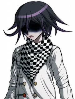 😶 5117ece2 Kokichi Oma Danganronpa อนิเมะ, เศร้า, ตัวละคร, โคคิจิ, โอวมะ whatsapp sticker