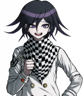 💦 e65b6217 Kokichi Oma Danganronpa V3: Killing Harmony อนิเมะ, ตัวละคร, เกม, ยิ้ม, ตัวร้าย whatsapp sticker