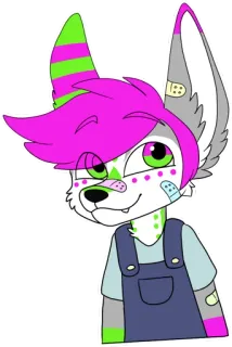 🩹 8228d86d 兽人, 拟人, 动物, 卡通, 插画, 角色 telegram sticker