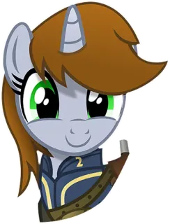 😌 01e71805 2 pony, cartoon, cute, My Little Pony, equine telegram sticker