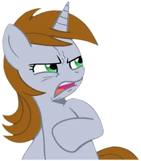 😡 61c763cc pony, cartoon, unicorn, my little pony, animated telegram sticker