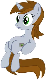 😐 7e0d647c pony, cartoon, animal, fantasy telegram sticker