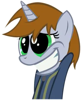 😬 9dd7773c pony, cartoon, animal, my little pony, unicorn telegram sticker