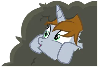 😙 aca6fd6a cartoon, pony, unicorn, cute, sticker telegram sticker
