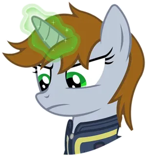 😒 c056b3b0 pony, unicorn, magic, cartoon, equine, animal telegram sticker