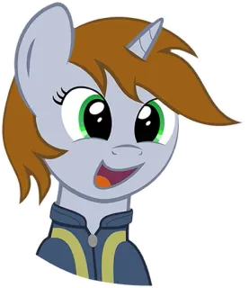 😃 fd2ae96a pony, cartoon, animal, animation, unicorn, equine telegram sticker